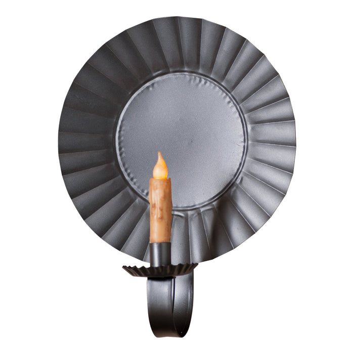 Candle HoldersLarge Round Metal Candle Sconce — 2 FinishesCandle DecorCandle HoldersSaving Shepherd