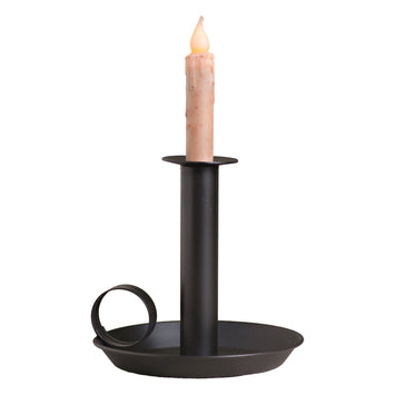 Candle HoldersRaised Colonial Taper Candle Holder — Smokey BlackCandle DecorCandle HoldersSaving Shepherd