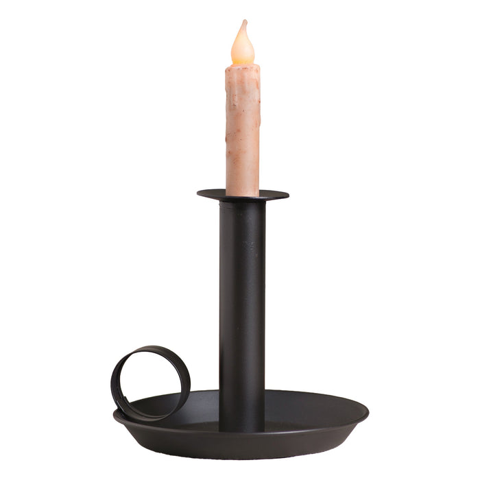 Candle HoldersRaised Colonial Taper Candle Holder — Smokey BlackCandle DecorCandle HoldersSaving Shepherd