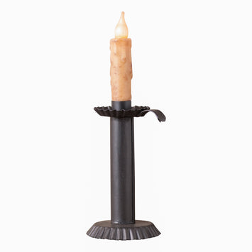 Candle HoldersTinner's Taper Candlestick — Smokey BlackCandle DecorCandle HoldersSaving Shepherd