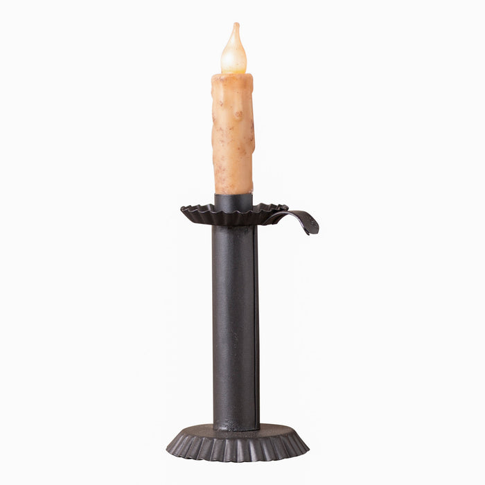 Candle HoldersTinner's Taper Candlestick — Smokey BlackCandle DecorCandle HoldersSaving Shepherd