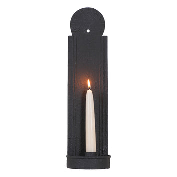 Candle HoldersWindsor Metal Candle Sconce — Textured BlackCategory: Candle HoldersFinish: Textured BlackSaving Shepherd