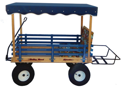 Wheelbarrows, Carts & WagonsValley Road JUMBO BEACH WAGON Amish Steel Frame Wood or Poly PlasticactiveadjustableSaving Shepherd