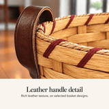 Car Organizer BasketWood-Splint Car Organizer Basket | Amish MadeAmerican-HandcraftedAmish-HandwovenSaving Shepherd