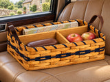 Car Organizer BasketWood-Splint Car Organizer Basket | Amish MadeAmerican-HandcraftedAmish-HandwovenSaving Shepherd