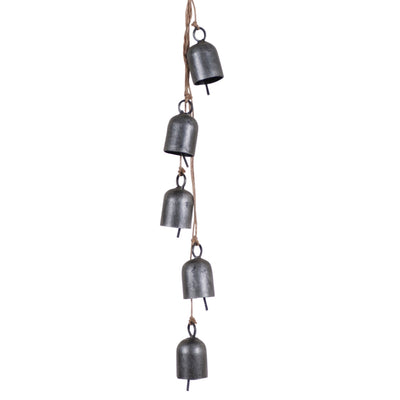 Christmas DecorAntique Silver Five-Bell Hanging ClusterCategory: Christmas DecorChristmasSaving Shepherd
