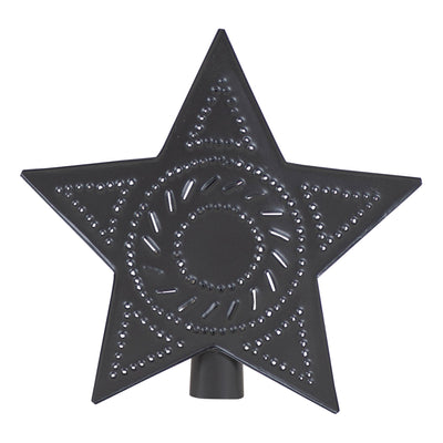 Christmas Tree ToppersSmokey Black Punched Tin Star Tree Toppers — Set of 6Category: Christmas Tree ToppersChristmasSaving Shepherd
