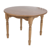 Classic round children's wooden table in Harvest (LH) finish