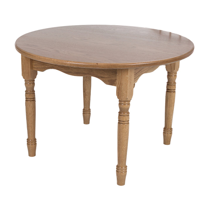 Classic round children's wooden table in Harvest (LH) finish