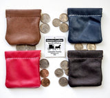 Coin PouchGENUINE LEATHER COIN POUCH - Amish Handmade in 5 ColorsSaving Shepherd