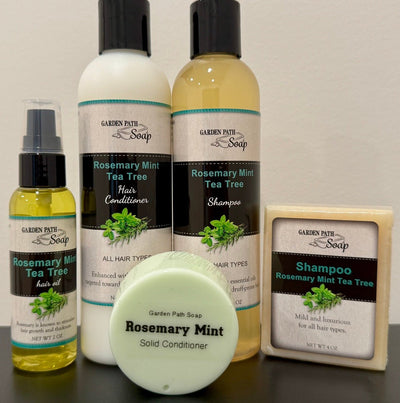 ConditionerROSEMARY MINT TEA TREE SOLID CONDITIONER BAR - Zero Waste Natural Hair Careconditionergeneral healthSaving Shepherd