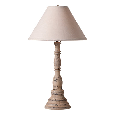 Country LightingDavenport Wood Table Lamp with Ivory Linen ShadeImported ShadelampSaving Shepherd