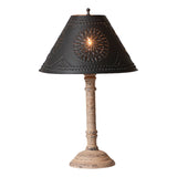 Country LightingGatlin Wood Table Lamp with Metal Shade | Hartford Finishesaccent lightBedroomSaving Shepherd