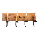 Country LightingHartford 4-Light Wood Vanity Fixture | Made in the USAbathroombathroomvanitySaving Shepherd