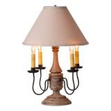 Country LightingJamestown Wood Table Lamp with Ivory Linen Shade | HartfordImported ShadelampSaving Shepherd