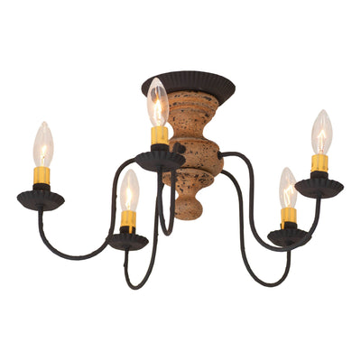 Country LightingThorndale 5-Light Semi-Flush Ceiling Fixture | HartfordbarBedroomSaving Shepherd