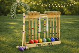 CroquetCROQUET SET & CADDY 8 Player 24" Maple & Brass Amish Handmade USAcroquetfun & gamesSaving Shepherd