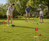 CroquetFLAG CROQUET SET & CADDY - 8 Player Unique Disc Golf Lawn Game USAamish croquetcroquetSaving Shepherd