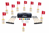 CroquetFLAG CROQUET SET & CADDY - 8 Player Unique Disc Golf Lawn Game USAamish croquetcroquetSaving Shepherd