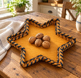 Decorative BasketLarge Wood-Splint Star Basket | Amish MadeAmerican-HandcraftedAmish-HandwovenSaving Shepherd