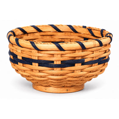 Decorative Fruit BowlLarge Wood-Splint Fruit Bowl Basket | Amish MadeAmerican-HandcraftedAmish-HandwovenSaving Shepherd