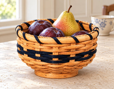 Decorative Fruit BowlMedium Fruit Bowl Basket | Handwoven by Amish ArtisansAmerican-HandcraftedAmish-HandwovenSaving Shepherd