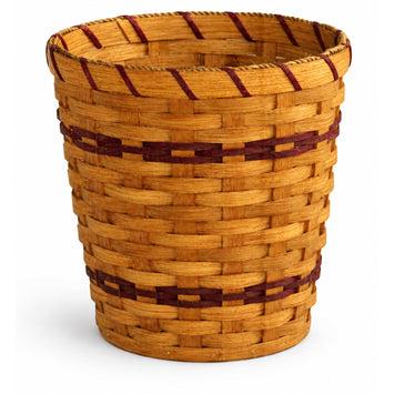 Decorative Planter BasketSmall Wood-Splint Flower Pot Basket | Amish MadeAmerican-HandcraftedAmish-HandwovenSaving Shepherd