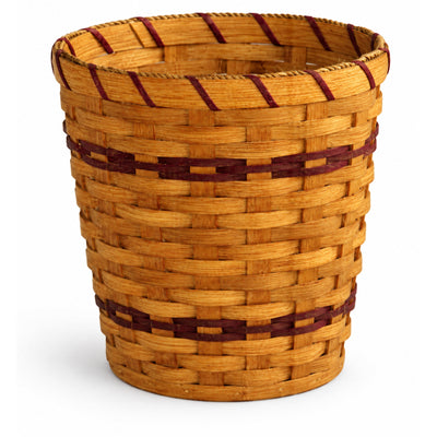 Decorative Planter BasketSmall Wood-Splint Flower Pot Basket | Amish MadeAmerican-HandcraftedAmish-HandwovenSaving Shepherd