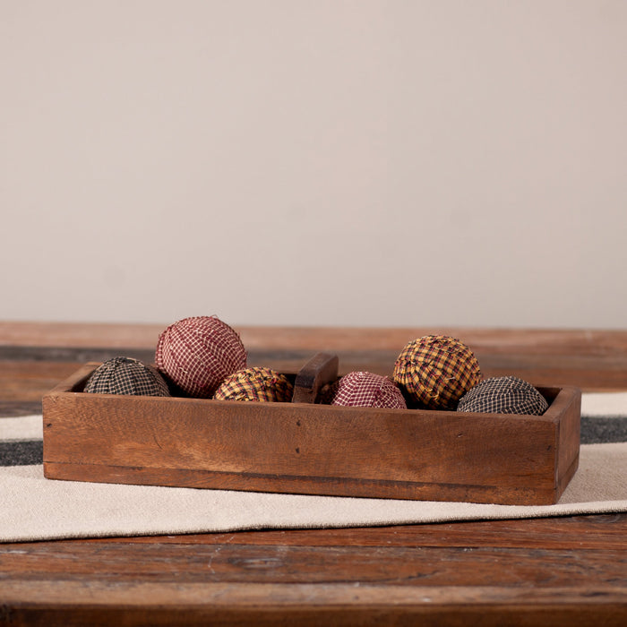 Decorative Trays15-Inch Vintage Reclaimed-Wood Brick Mold with HandleCategory: Decorative TraysFinish: Vintage WoodSaving Shepherd