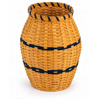 Decorative VaseLarge Decorative Wood-Splint Vase Basket | Amish MadeAmerican-HandcraftedAmish-HandwovenSaving Shepherd