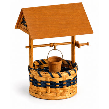 Decorative Woven FigurineWishing Well Decorative Basket | Amish HandwovenAmerican-HandcraftedAmish-HandwovenSaving Shepherd