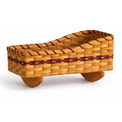 Doll Cradle BasketSmall Doll Cradle Basket with Wood Rockers | Amish HandwovenAmish-HandwovenbasketsSaving Shepherd