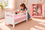 Doll FurnitureDeluxe Wooden Doll Crib for 12–18 Inch Dolls – Amish HandcraftedAmerican GirlAmishSaving Shepherd