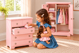 Doll FurnitureDOLL CHEST OF DRAWERS - Clothes Dresser for 12" - 18" Girl Dolls - American HandmadeAmerican GirlAmishSaving Shepherd