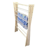 Drying RackLARGE FOLDING AMISH CLOTHES DRYING RACK – 47" of Drying Space Laundry AirerSaving Shepherd