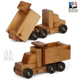 Wooden & Handcrafted ToysDUMP TRUCK - Working Wood Construction ToychildrenchildrensSaving Shepherd