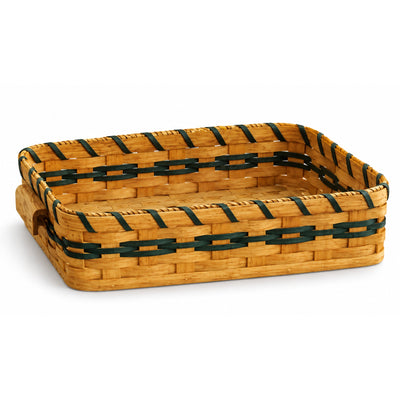 Food Carrier BasketWood-Splint Casserole Basket | Amish MadeAmerican-HandcraftedAmish-HandwovenSaving Shepherd