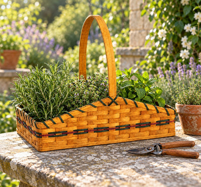 Gathering BasketLarge Herb Basket | Amish HandwovenAmerican-HandcraftedAmish-HandwovenSaving Shepherd