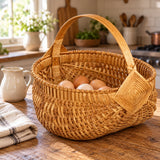 Gathering BasketNo. 12 Egg Basket | Amish HandwovenAmerican-HandcraftedAmish-HandwovenSaving Shepherd