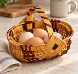 Gathering BasketNo. 7 Egg Basket | Handwoven by Amish ArtisansAmerican-HandcraftedAmish-HandwovenSaving Shepherd