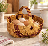 Gathering BasketNo. 8 Egg Basket | Amish HandwovenAmerican-HandcraftedAmish-HandwovenSaving Shepherd