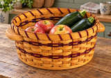 Gathering BasketRound Gathering Basket | Handwoven by Amish ArtisansAmerican-HandcraftedAmish-HandwovenSaving Shepherd