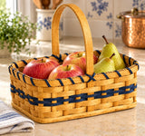 Gathering BasketSmall Wood-Splint Fruit Basket | Amish MadeAmerican-HandcraftedAmish-HandwovenSaving Shepherd