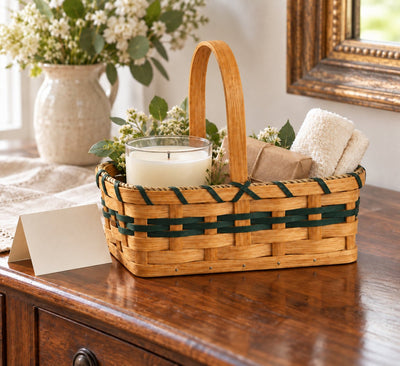 Gift BasketSmall Gift Basket with Wood Handle | Amish HandwovenAmish-HandwovenbasketsSaving Shepherd
