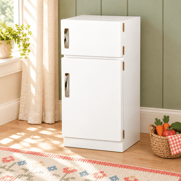 Handmade Children's FurnitureChildren’s Wooden Play Kitchen Refrigerator – Amish MadeAmishchildSaving Shepherd
