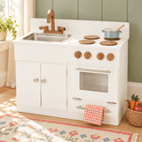 Handmade Children's FurnitureChildren’s Wooden Play Kitchen Sink & Stove – Amish HandcraftedAmishchildrenSaving Shepherd