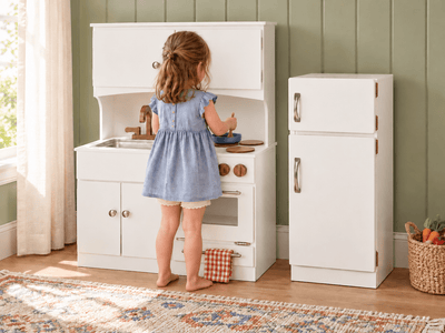 Handmade Children's FurnitureChildren’s Wooden Play Kitchen Sink & Stove – Amish HandcraftedAmishchildrenSaving Shepherd