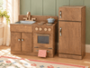 Handmade FurnitureChildren’s Wooden Play Kitchen Set – Refrigerator, Sink & Stove | Amish MadechildchildrenSaving Shepherd