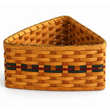 Handwoven Storage BasketLarge Wood-Splint Generation Corner Storage Basket | Amish MadeAmerican-HandcraftedAmish-HandwovenSaving Shepherd