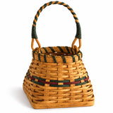 Handwoven Storage BasketMedium Amy Storage Basket with Wrapped Handle | Amish HandwovenAmerican-HandcraftedAmish-HandwovenSaving Shepherd